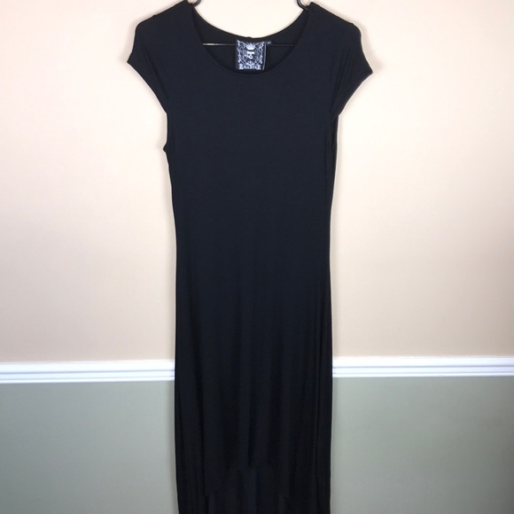 Killstar Dresses & Skirts - Killstar Women’s Hi-Low Black Short Sleeve Shirt Dress